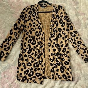 Sanctuary tan cheetah cardigan